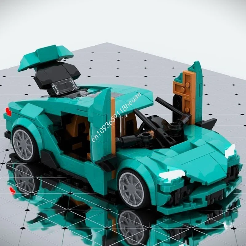 383개 MOC 게메라 핫 버전 도시 모델 빌딩 장난감 블록 건축 DIY 창의적 교육 크리스마스 선물 어린이용