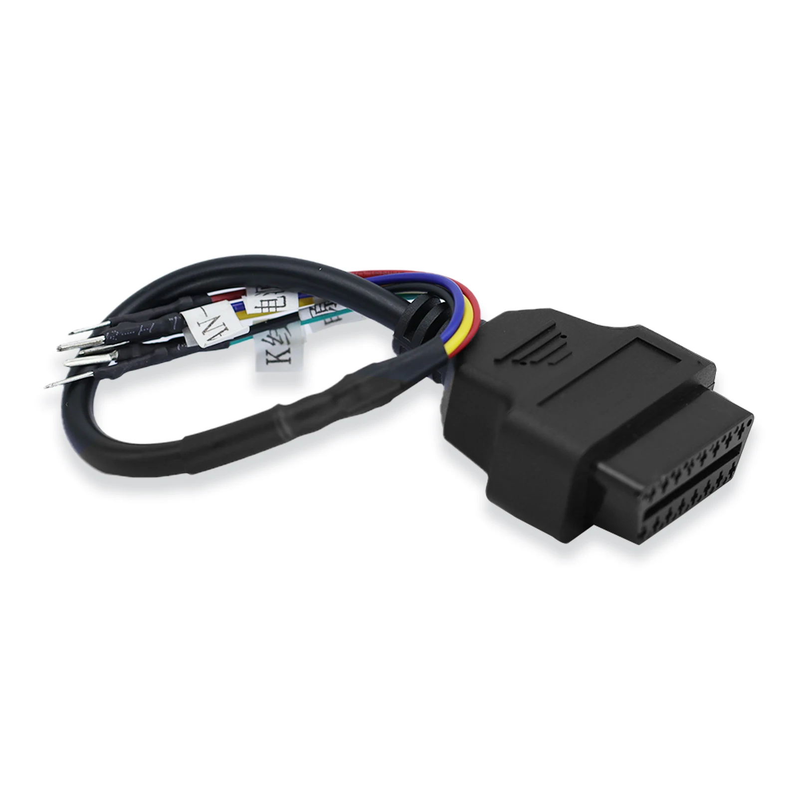Obd2 أنثى 16 دبوس كابل قافز ل Turck سيارة دراجة نارية يمكن K obd2 موصل obdii محول اتصال مباشر تمديد كابل