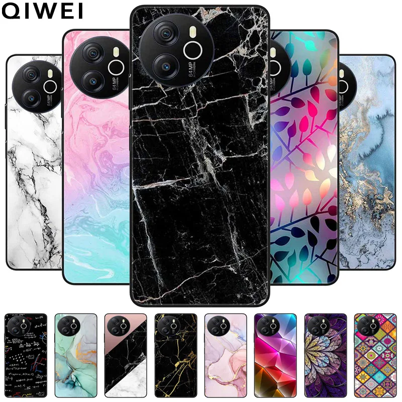 For Blackview Shark 8 Case Marble Printing Soft Silicone TPU Coques for Black view Shark 8 Phone Back Cover Shark8 4G 2023 Funda