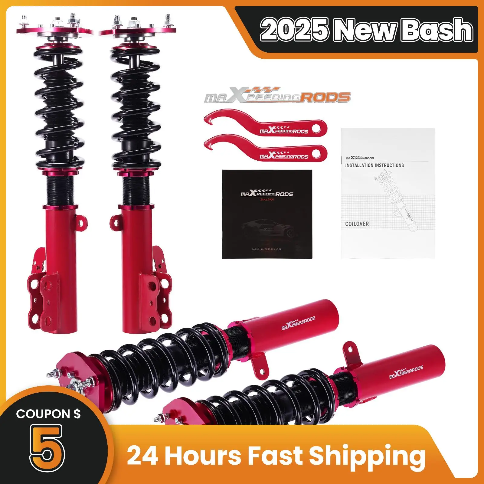

MaXpeedingrods Coilovers Lowering Kit For Toyota Camry ACV30/MCV30 2002-2006