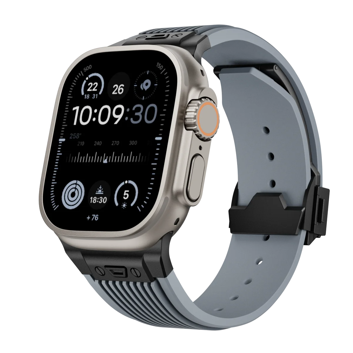 Silicone sportband voor Apple Watch Ultra 2/1 49mm Series 9 8 7 45mm 44mm Rubberen band voor IWatch 6 5 4 3 SE 44mm 42mm Armband