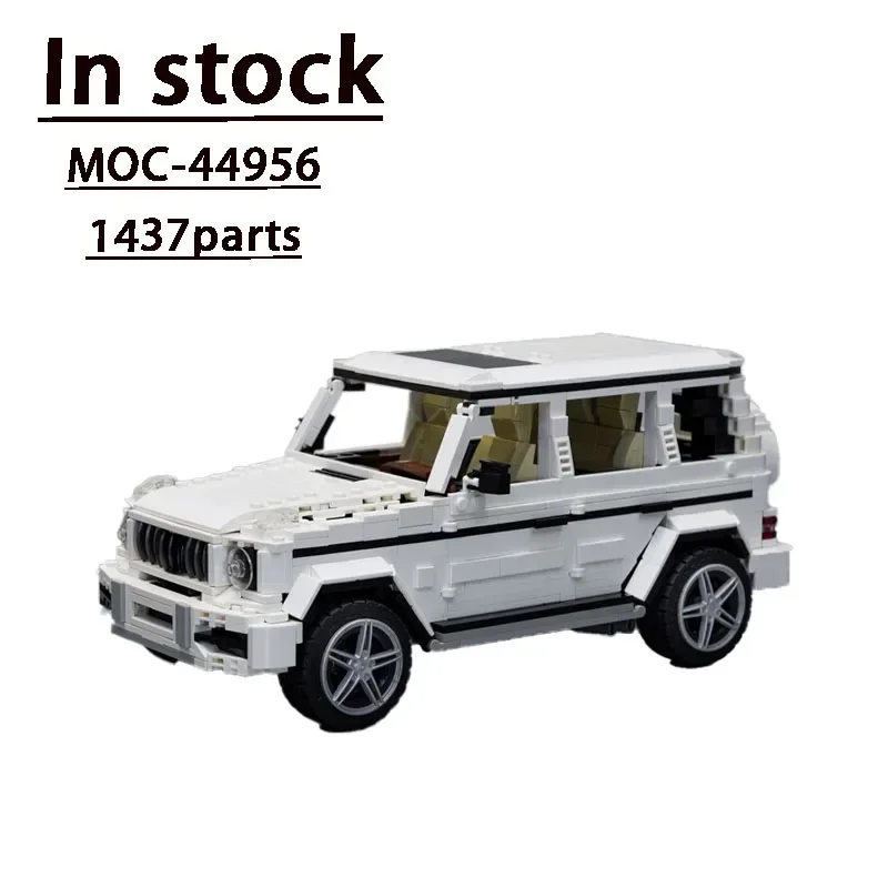 MOC-44956 High Performance G63 Roadster 1:16 Assembly Building Block Model 1437 Parts  Birthday Toy Gift for Adults and Children