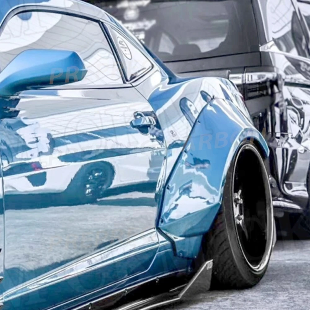 

FRP Unpainted Black Front Bumper Diffuser Lip Wings Body Kits Case For Chevrolet Camaro 2012-2016 Auto Car Decoration