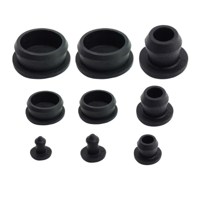 Conical Snap-on Silicone Rubber T Type Plug Blanking End Caps Tube Inserts Bung Proof High Temperature Food-grade Hole Sealing