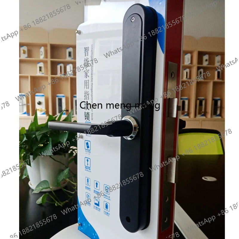 Bluetooth Smart Lock Keyless fechadura digital Fingerprint Password Door Lock on Slim Door