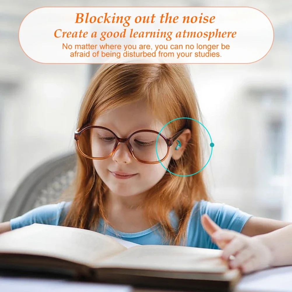 Silicone Earplug For Children Swimming Ear Protection Noise Reduction Waterproof Sleeping Earplugs for 5-12 Year Old Children