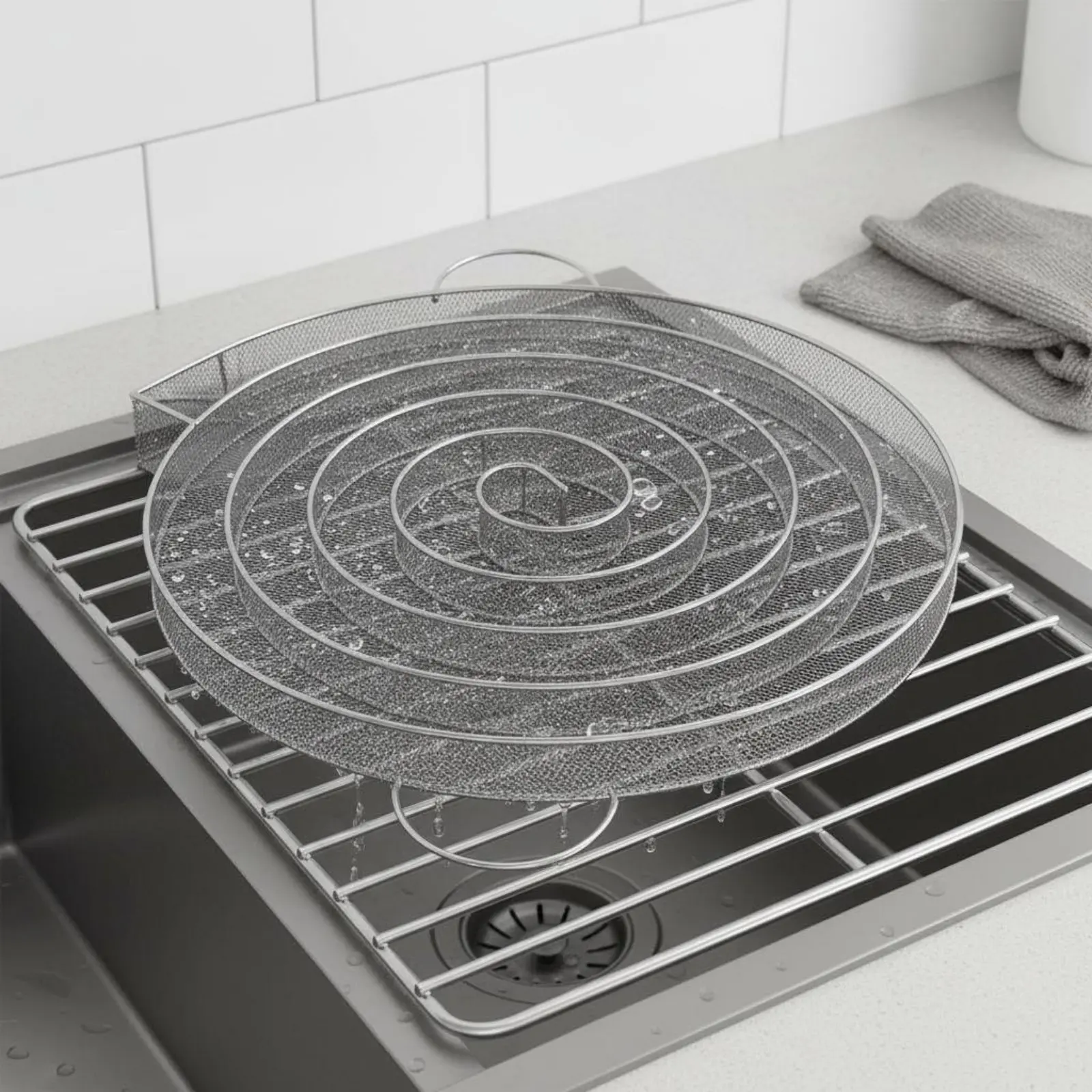 Snail Smoke Tray Charcoal Use Cold Smoke Generator Stainless Steel Smoker Tray Spiral Design Cooking Tool Adds Smoky Flavor