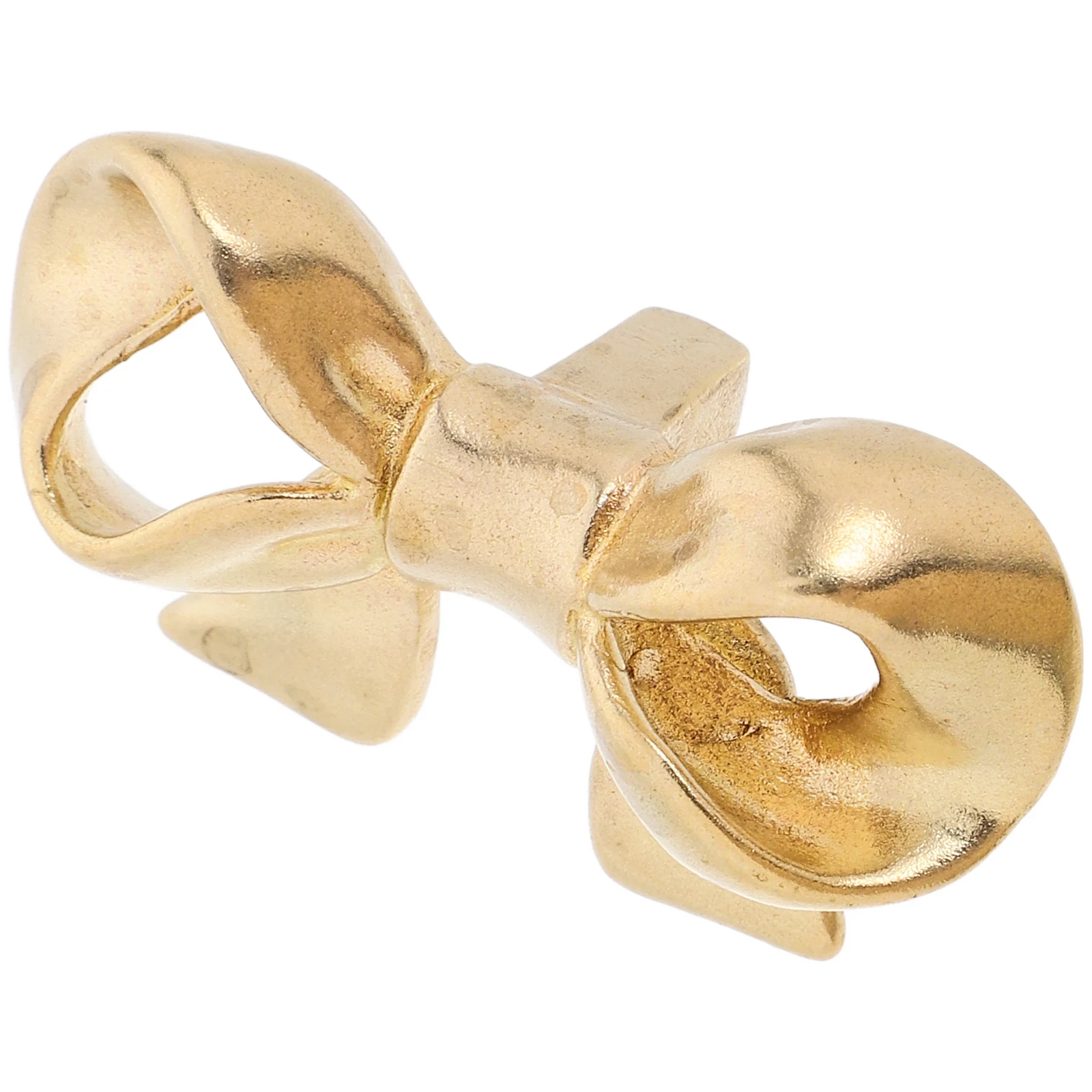 

Brass Bow Shaped Knobs Drawer Cabinets Furniture H les Pulls Smooth Texture Reliable Easy Installation Versatile Use