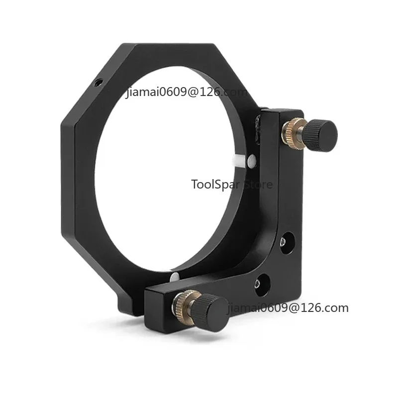 Optical Experiment 2D Lens Mount Frame 3 Inch /75mm Precision Lens Holder Angle Adjustment Fine Tuning Stage