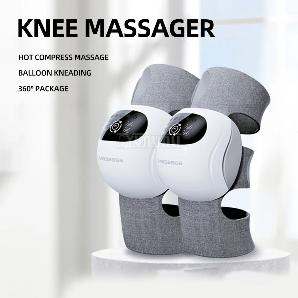 Electric Heated Massage Knee Pad Wireless Knee Vibration Massager