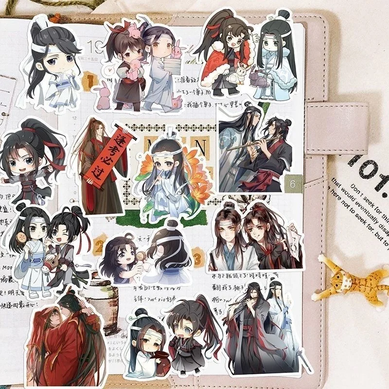 Sunsyea Mo Dao Zu Shi  MDZS Merch Fans Collection Role Stickers Lan Wangji We Wuxian 65 Pieces