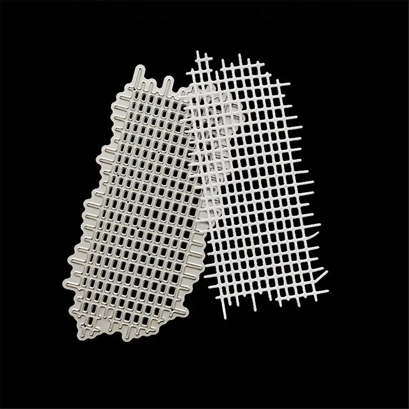 Metal Cutting Dies Cut Die Mold Scrapbooking Mesh Background Craft Album Embossing Folder Stencils Paper Card Making Knife Mould