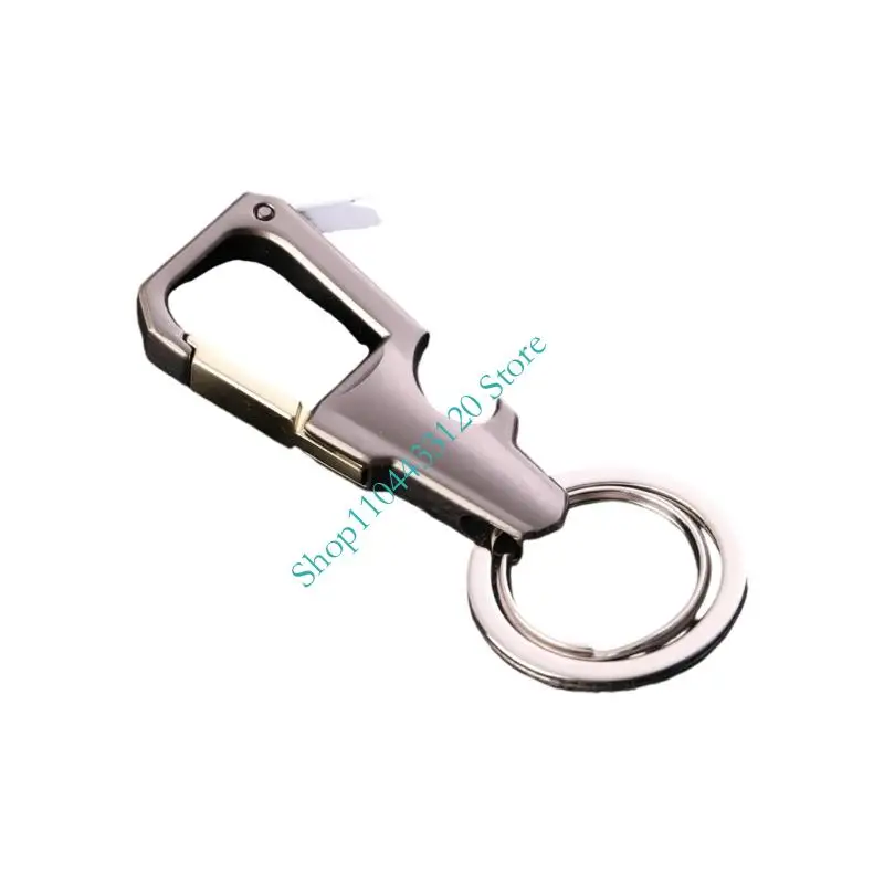0XXD Keychain Pendant Alloy Anti Lost Rings Chain Multifunctional