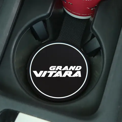 2Pcs Car Coaster Water Cup Bottle Holder Anti-slip Pad Mat Silica Gel For Suzuki Grand Vitara Car Accessories 6 best sales suzuki grand vitara 2004 - №2