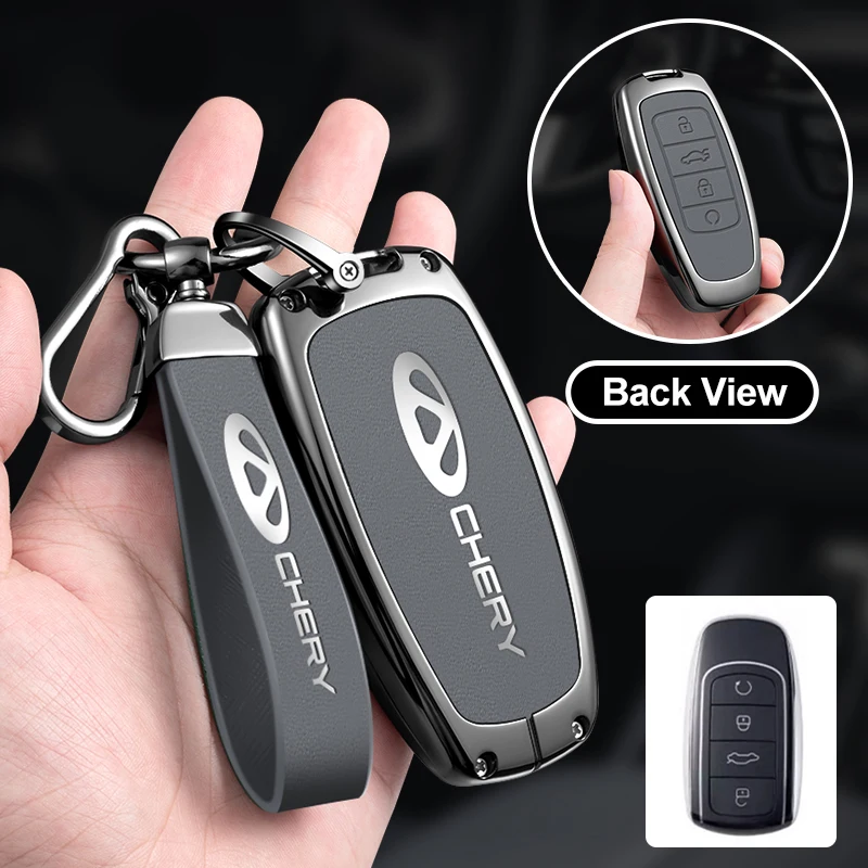 

Car Key Shell Bag Leather Case Cover Holder For Chery Tiggo 8 Pro Tiggo 8plus New 5 plus 7pro Chery Tiggo 7 Pro Max Omoda 5 C5