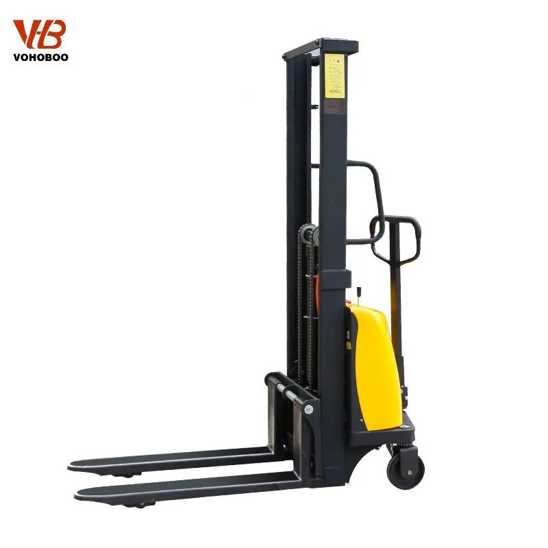 Hot Selling Walkie Semi- Electric Stacker Truck Full Electric Pallet Forklift 1.5 t 2t 1.6m 2m 3m