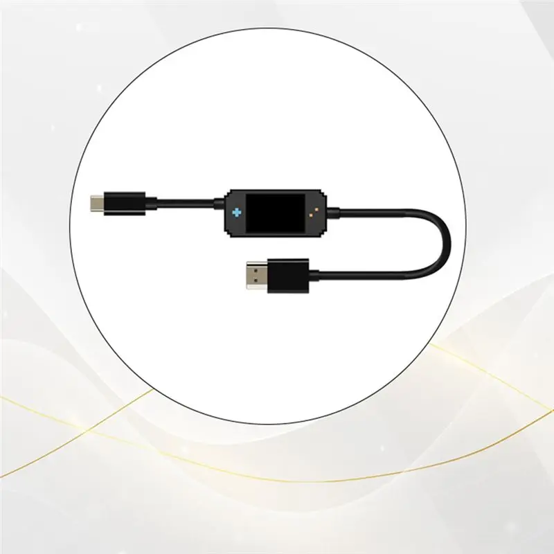 DT21 Type-C to Video Converter Cable for Switch/Switch2, 4K 60Hz PD 100W, Adapter for Gaming
