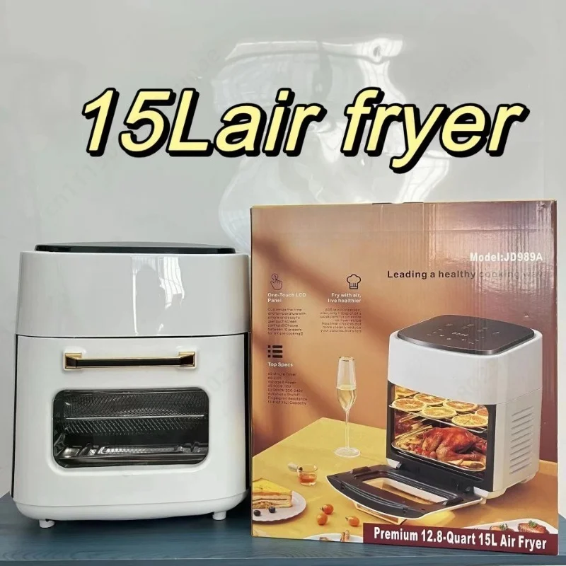 Large Capacity Touch Control Air Fryer Household Electric Cooker EU US Plug Kitchen Baking Oven