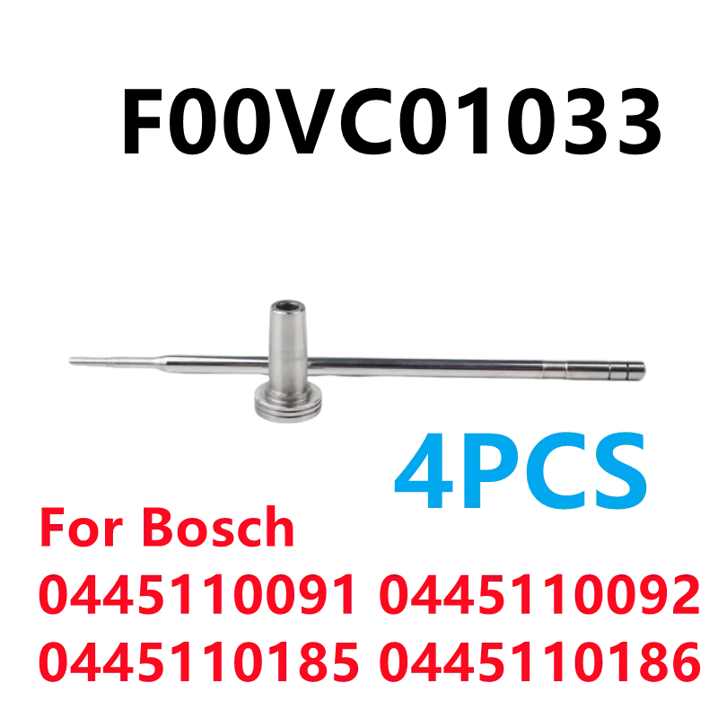 

4pcs/lot F00VC01033 Injector Control Valve For Bosch Diesel common rail injector 0445110091 044511092 0445110185 0445110186