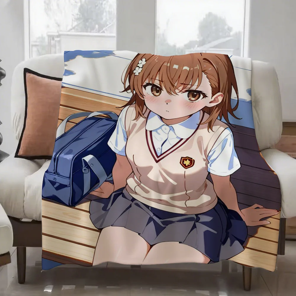 

Anime T-toaru K-kagaku No R-railgun Blanket Design Lightweight Throw Blanket For Dorms, Naps, Living Room, Office,Sofa,All-Seaso
