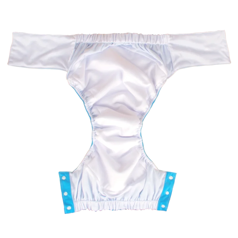 4PCS Adult Diapers with Insert Patients Elderly Washable Double opening Cloth Diaper Incontinence Solid Underwear Pants New