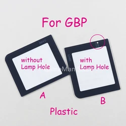 1pc Replacement Screen Protector Lens Plastic Screen Lens with/without Lamp Hole for GameBoy Pocket GBP