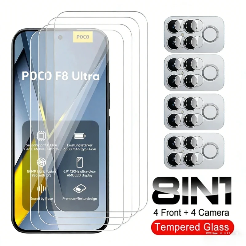 8 In 1 Tempered Gla… - image