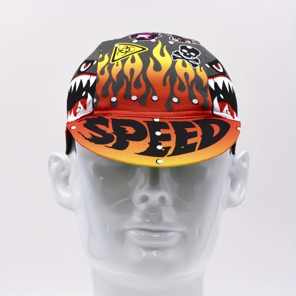 Retro Skull Hat, Cycling Cap, Breathable Quick Dry Bike Riding Cap, Cycling Equipment