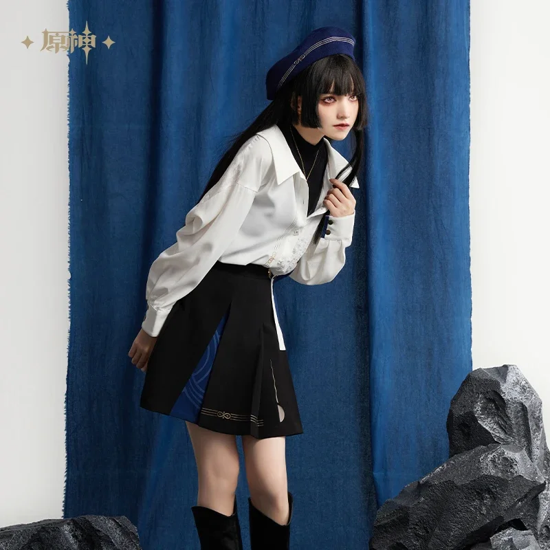 

Game Genshin Impact Wanderer Skirt Shirt Wide-leg pants Balladeer Fashion Blouse 2025 NEW Role Play Outfit
