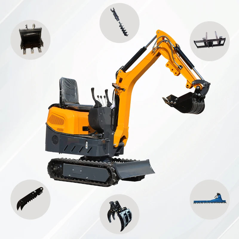 Customized Mini Excavator 1200kg China factory Crawler Excavator Multifunctional Fast delivery with cabin Excavator