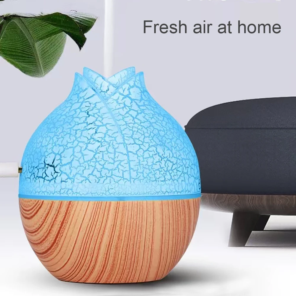 Modern Touch-Control Humidifier for Small Spaces - 130ml Tank, LED Night Light & USB Power (Mist & Diffuser)