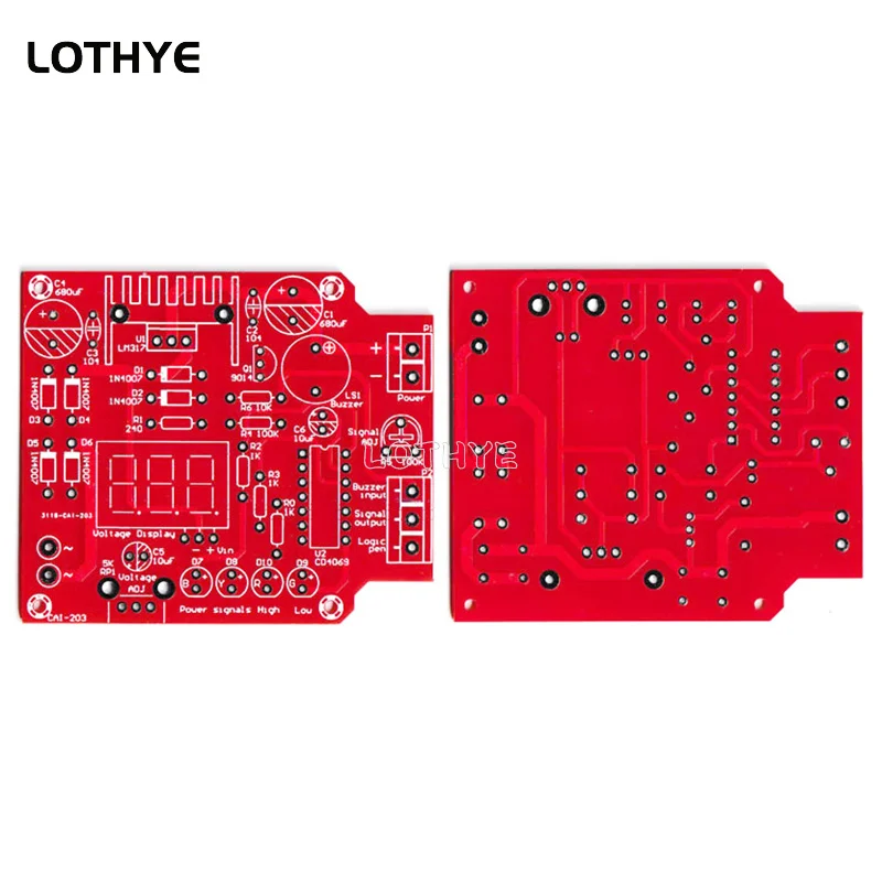 LM317 Adjustable Voltage Regulated Kit Electronic DIY DC Step-down Power Supply Making Parts With Case Soldering Assembly 220V