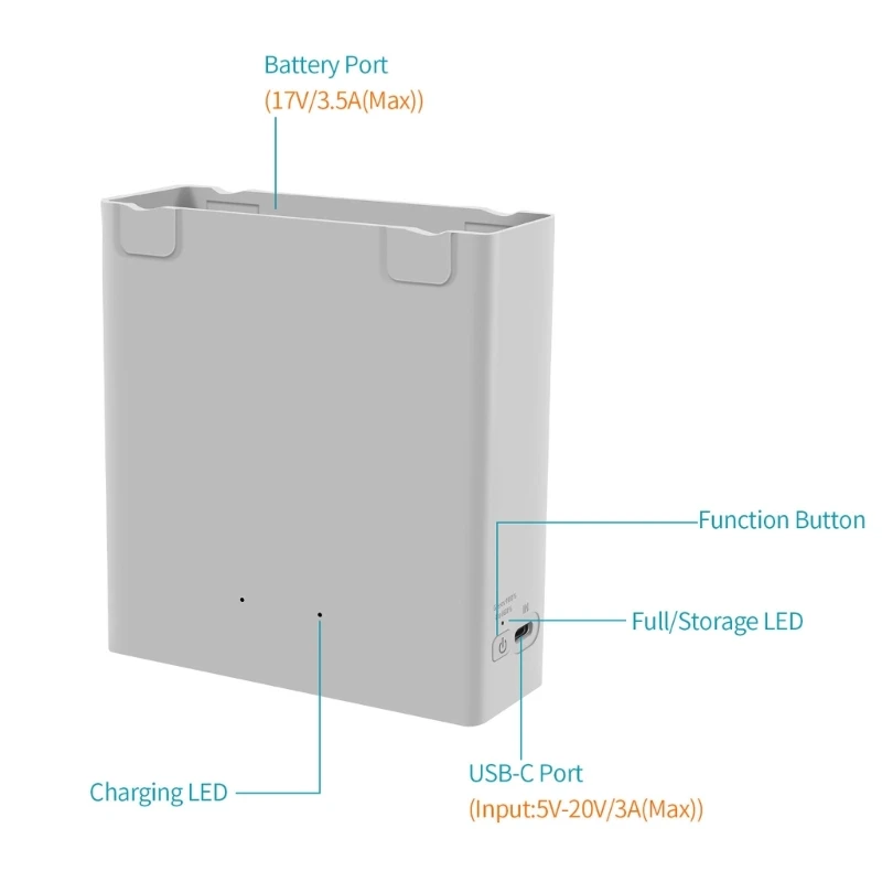 Two Way Charging Hub for Avata 2 Drone Battery Charger Charger Two Batteries for DJI Avata 2 Drone Accessories