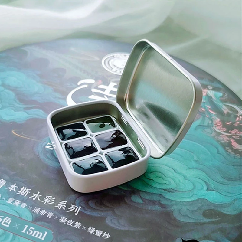 Rubens Poetry Rhyme Watercolor Paint Special Color Layered Precipitation Color National Style Mineral Color Acrylic Paint