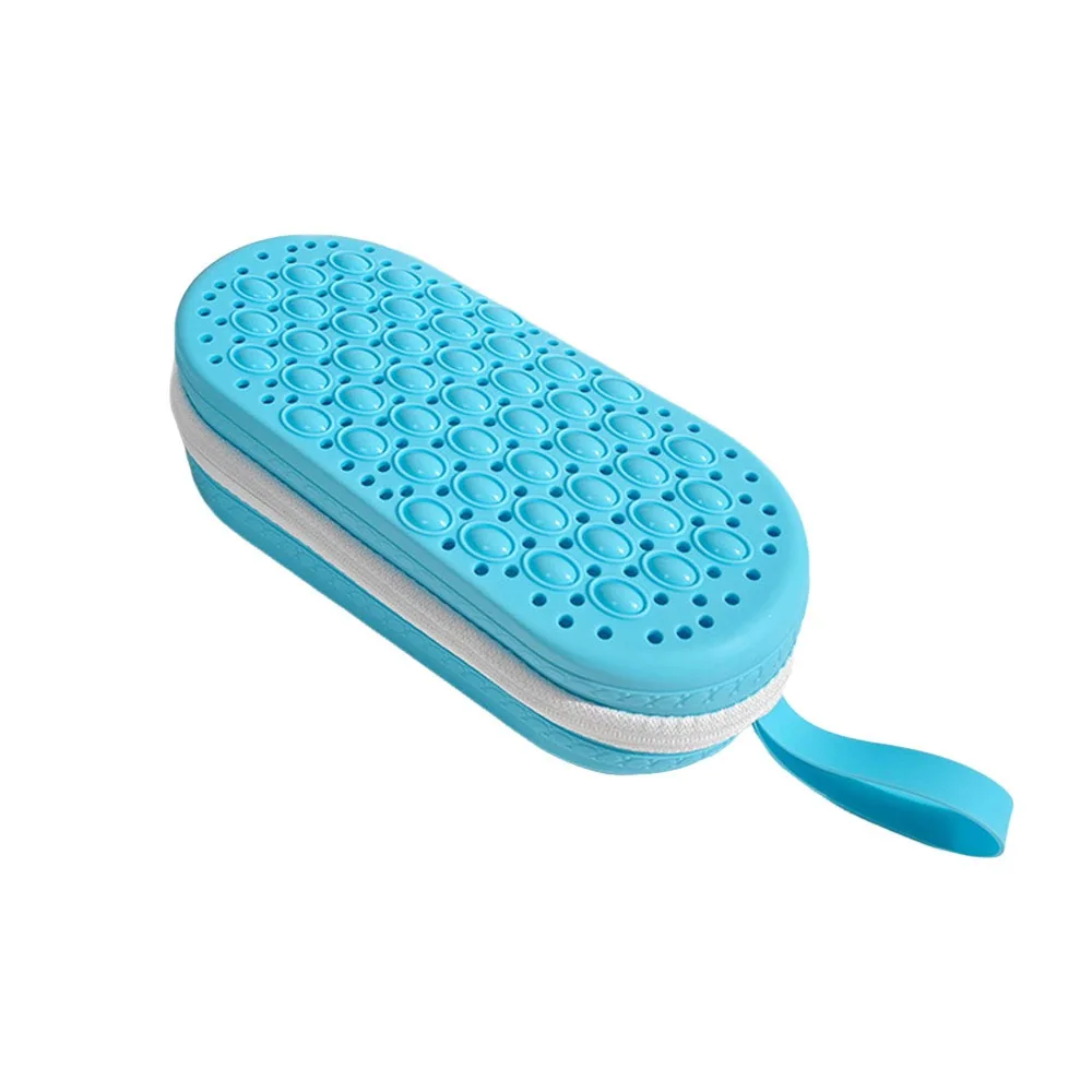 

Silicone Swimming Goggles Storage Box Breathable Soft Reading Eyewear Case Protective Cover Swimming Equipment