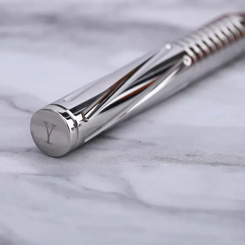 Yaqi BULLET Polished Stainless Steel Men Safety Razor Handle 12mm Diameter And 91mm Length For Mens Precise Shaving Razor Handle