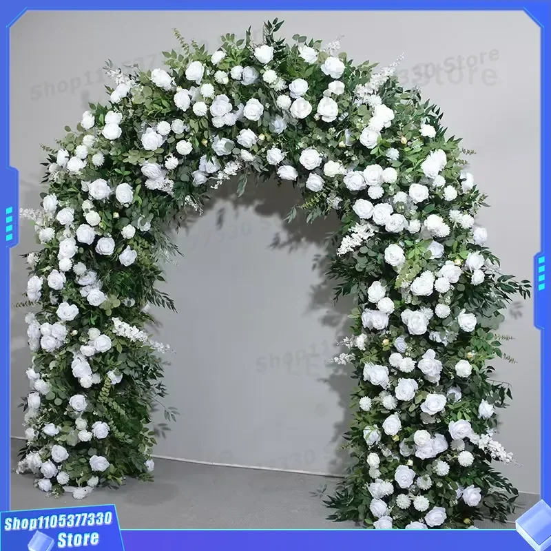 Artificial Flower Arch Wedding Decoration Moon Gate Stage Background Tree Arrangement for Reception Ceremony Party Decor