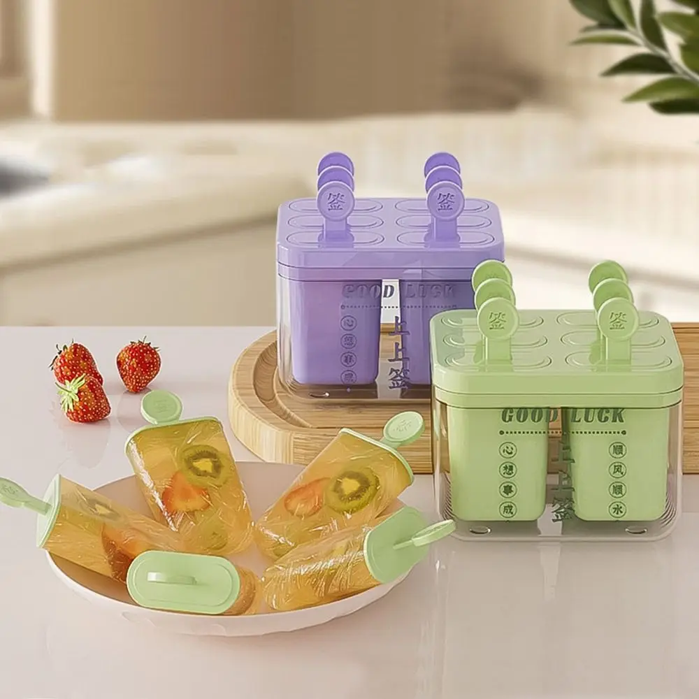 

Creative Silicone Ice Cream Mold Quick Frozen Homemade Ice Fruit Mould DIY Ice Lattice Maker Box Fruit Juice