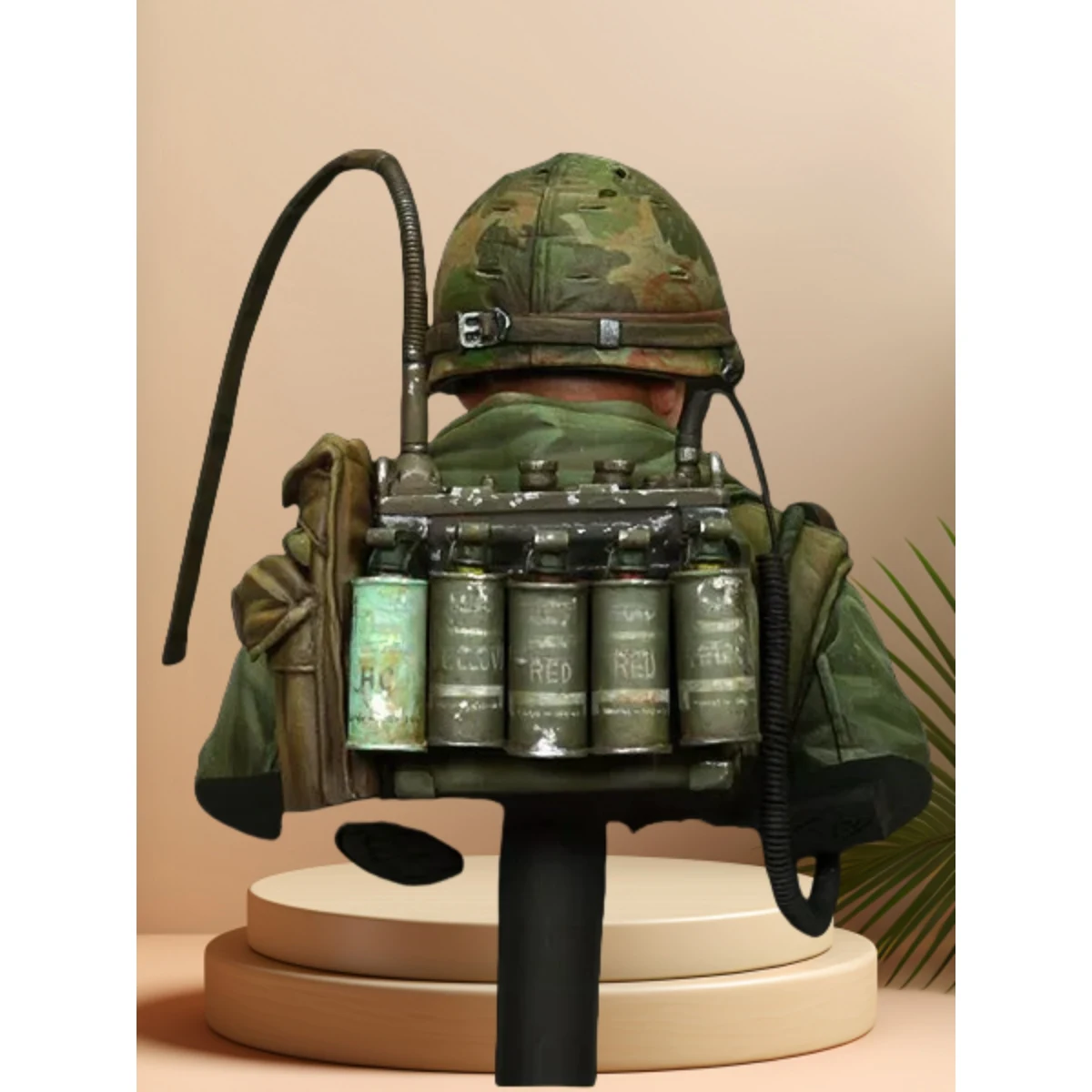 1/10 Resin unpainted model Kit, military theme, bust of United States Marine Corps unassembled and unpainted GK