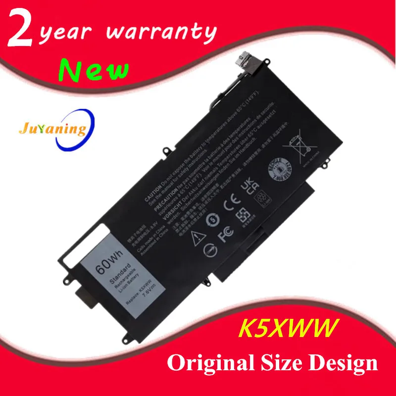 

Аккумулятор K5XWW для ноутбука Dell Latitude 5289 E5289 7390 7389 L3180 2-в-1 серии P29S 6CYH6 71TG4 725KY N18GG