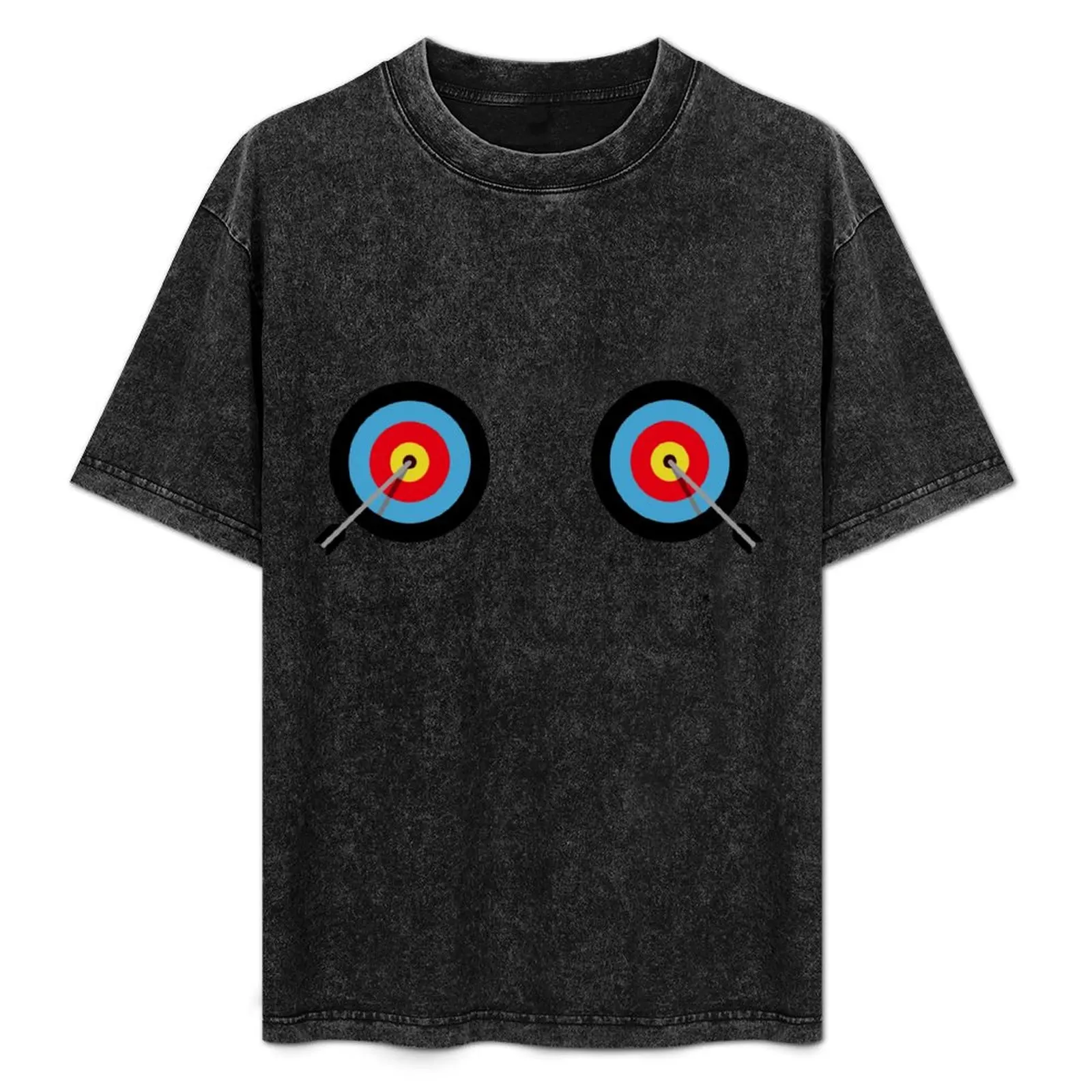 

Chest Target T-Shirt Fashion Graphic Tee for Men