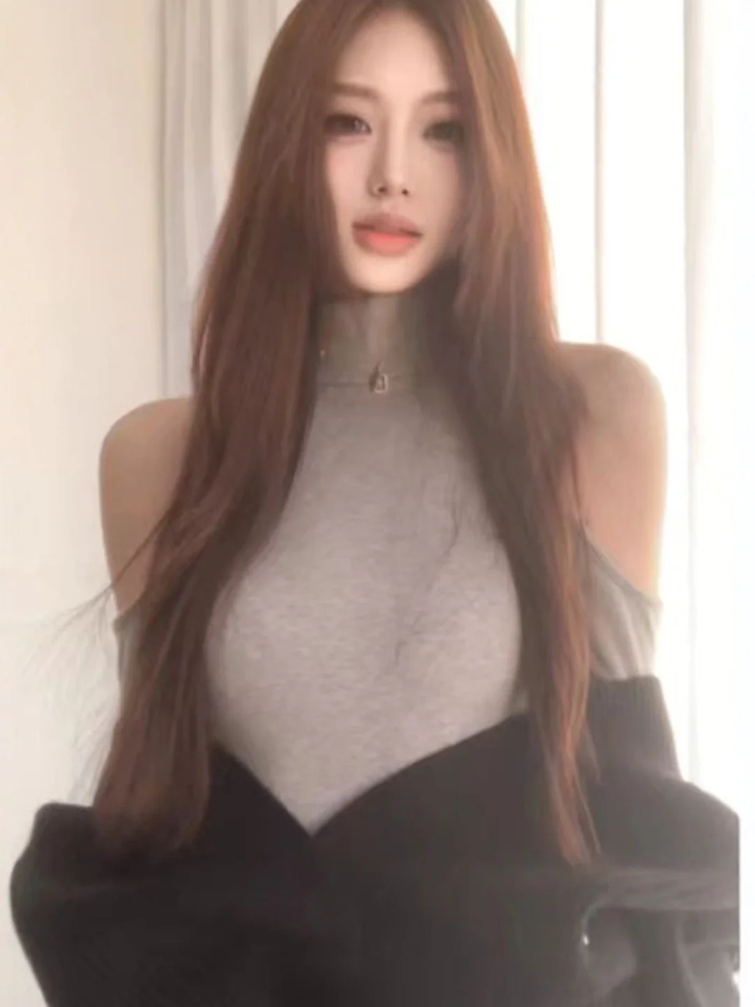 

Sexy Retro Bla Sweater Vest Dr Two-Piece Set High Waist ort Skirt Comfortable Spring Faion for Young Women Date Outfit