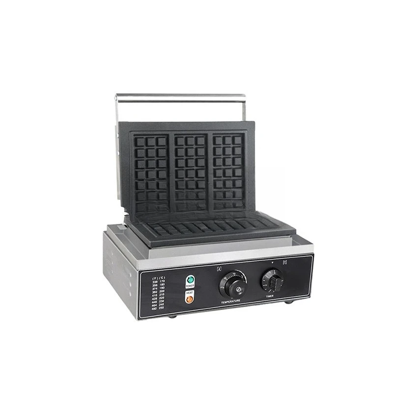 Waffle machine, double-sided heating, lattice type, waffle machine power generation heat three pieces