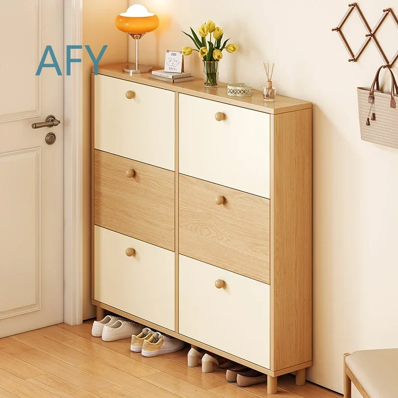 Nordic Drawer Dust Proof Shoe Rack Cabinet for Bedroom Entryway Minimalist Luxury Shoe Storage Organizer for Women for Home
