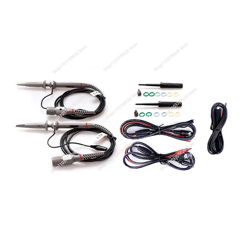 6074BE Kit, Digital Storage Oscilloscope, 4-Channel HT201 Plus Packaged Portable Oscilloscope With 70MHz Bandwidth, WIN10