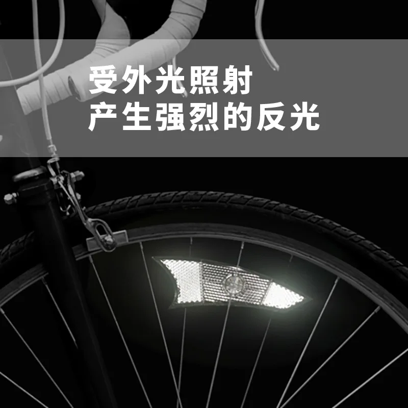 LED Bicycle Spoke Light Waterproof Bicycle Wheel Light Night Riding Safety Warning Spoke Light Bicycle Decoration Accessories