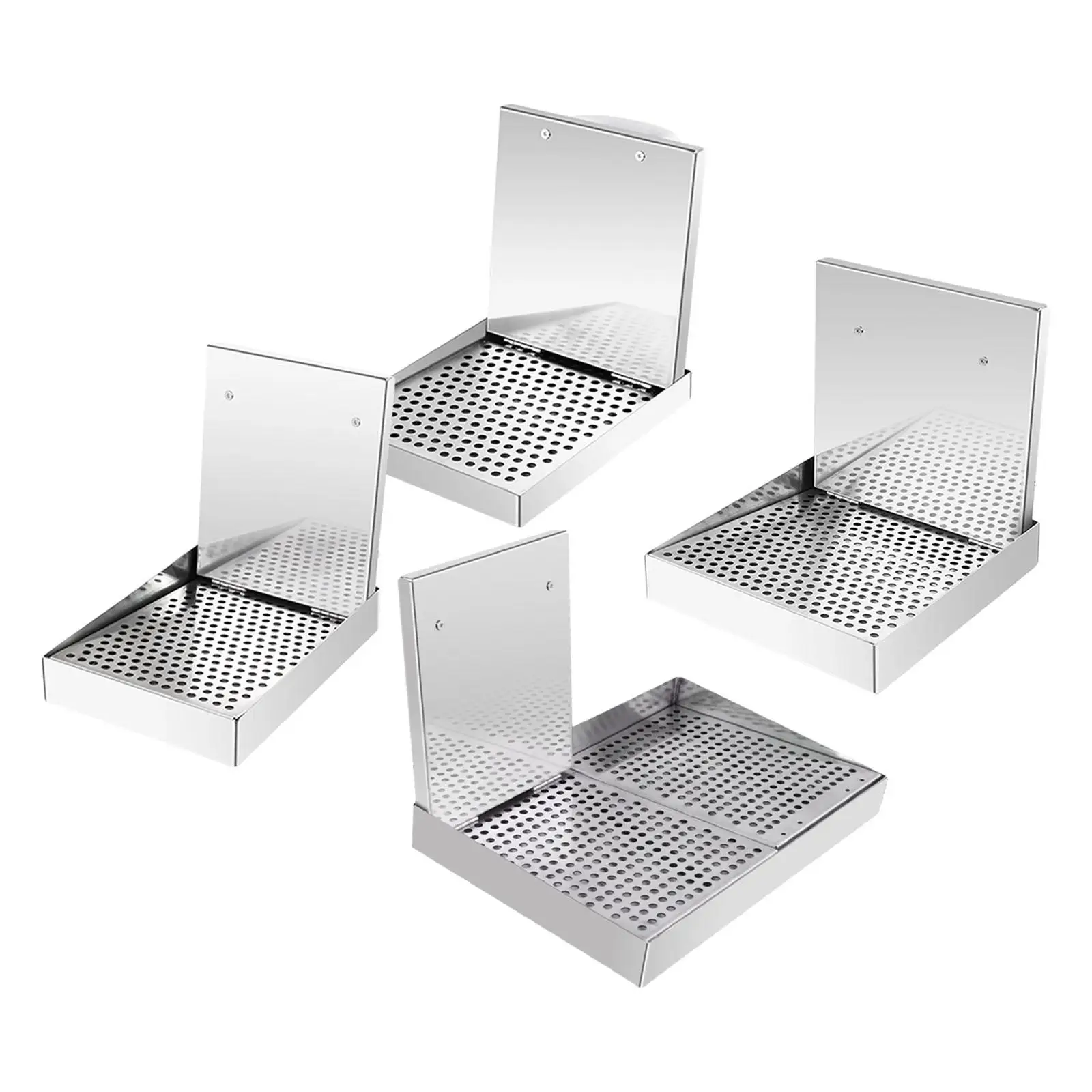 

Barbecue Plate Snack Container Oil Press Tray for Seafood Veggies Restaurant