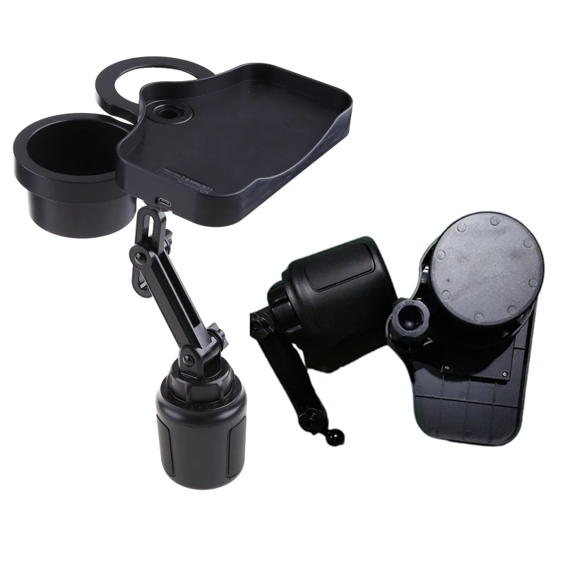 

Dual Car Cup Holder Cup Extender Suitable for Large Water Bottle Car Cup Holder Holder ABS+ Polyurethane