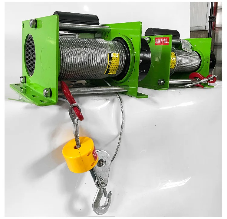 Hoist 220v household small crane 1 ton multi-functional building hoist 380v electric hoist small