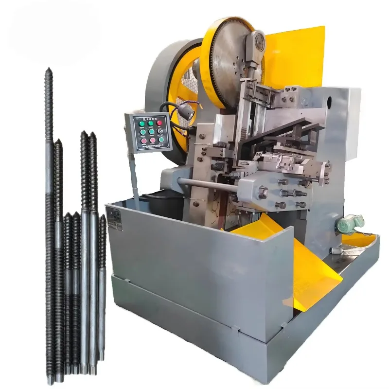 Automatic Steel Bar Threading Machine Rebar Thread Rolling Equipment Hydraulic System 380V Industrial Use
